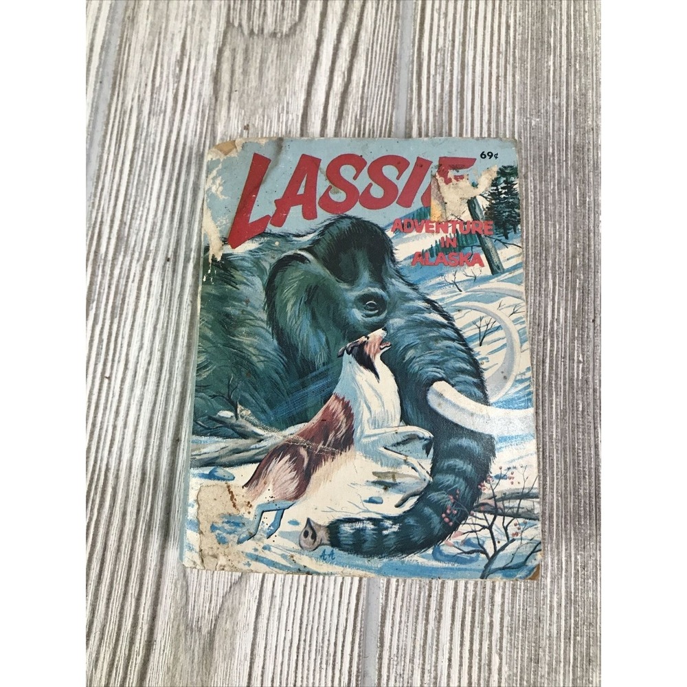 VTG 1967 Whitman Big Little Book – Lassie Adventure in Alaska Collectible